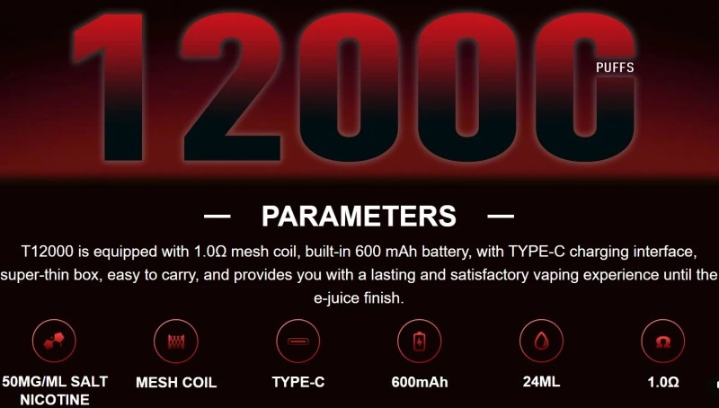 TUGBOAT T12000 vapes vape vape