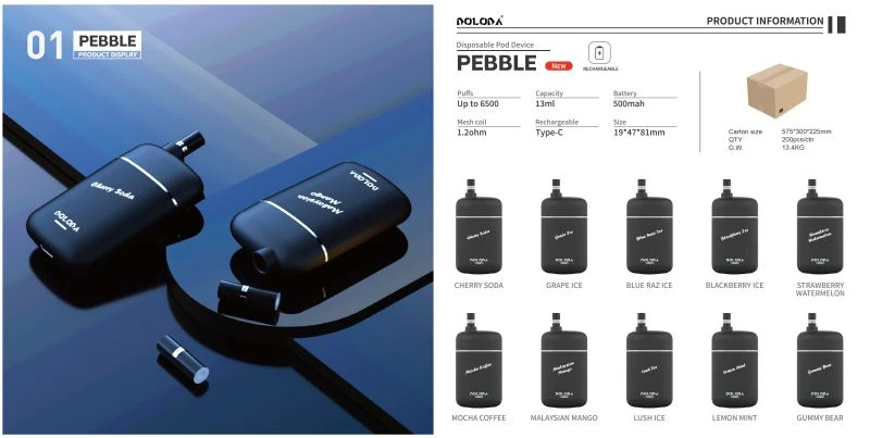 DOLODA PEBBLE 6500 VAPE PUFFS DOLODA PEBBLE 6500 VAPE PUFFS