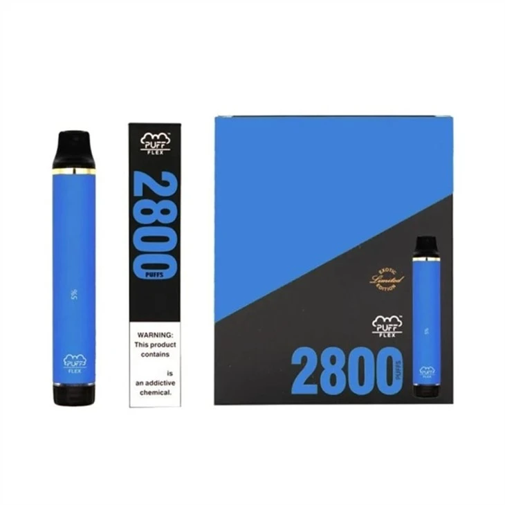 2800 Puffs Puff Flex Vape แบบใช้แล้วทิ้ง