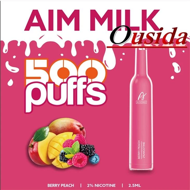 Aim Milk 500 พัฟพอดใช้แล้วทิ้ง