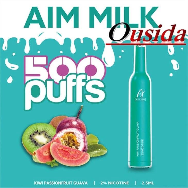 Aim Milk 500 Puffs บุหรี่ไฟฟ้าแบบใช้แล้วทิ้ง