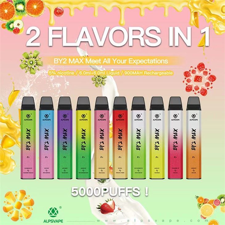 ALPSVAPE BY2 MAX 5000 บุหรี่อิเล็กทรอนิกส์ทิ้ง Vape