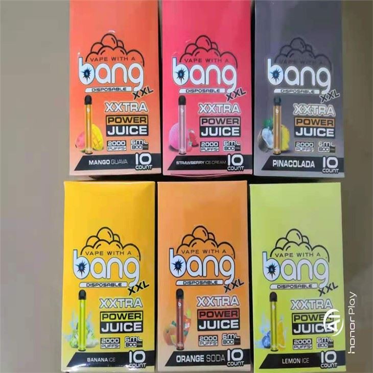 Bang XXL vape pod แบบใช้แล้วทิ้งเข้ากันได้กับ juul