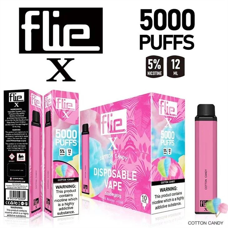 Flie X 5000 บุหรี่ไฟฟ้าแบบใช้แล้วทิ้ง Vape