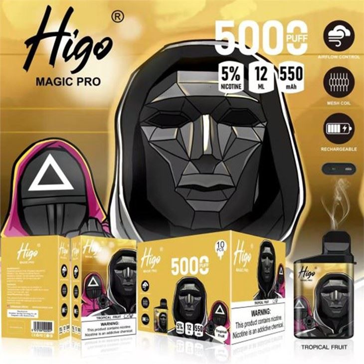 ซื้อบุหรี่อิเล็กทรอนิกส์ Higo Magic Pro 5000