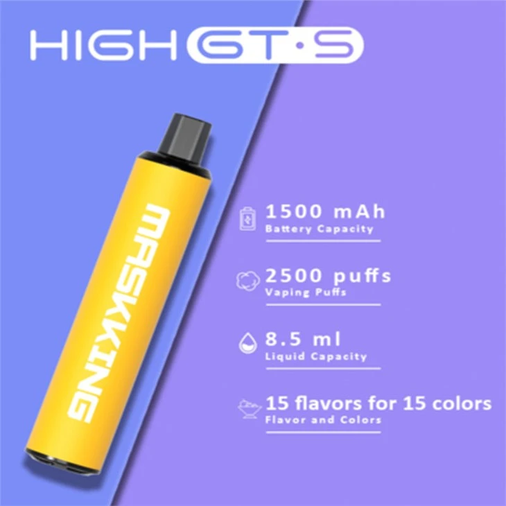 Maskking 2500 High GTS Vape แบบใช้แล้วทิ้ง