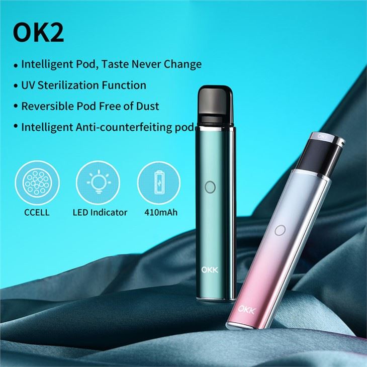 OKK K2 บุหรี่อิเล็กทรอนิกส์ทิ้ง Vape