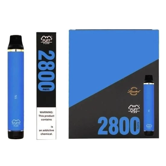 Puff Flex 2800 พัฟบุหรี่อิเล็กทรอนิกส์แบบใช้แล้วทิ้ง