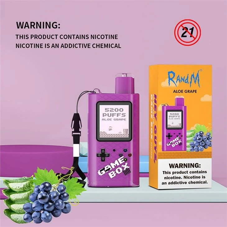 กล่องเกมแรนด์ม 5200 พัฟทิ้ง Vape