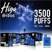 Higo Sious 3500 พัฟใช้แล้วทิ้ง Vape