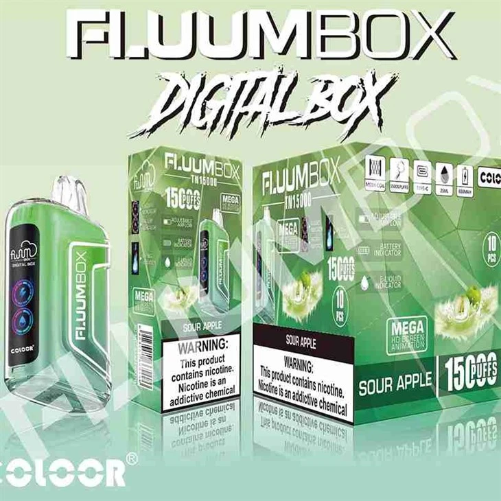 FLUUM BOX กล่องดิจิตอล 15000 พัฟ