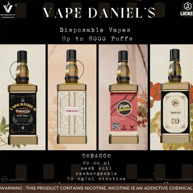 LUCKEE Vape Daniel’s 8000 VAPE
