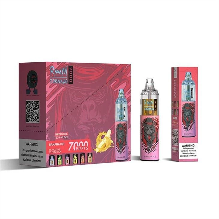 Randm Tornado 7000 PUFFS Vape แบบใช้แล้วทิ้ง