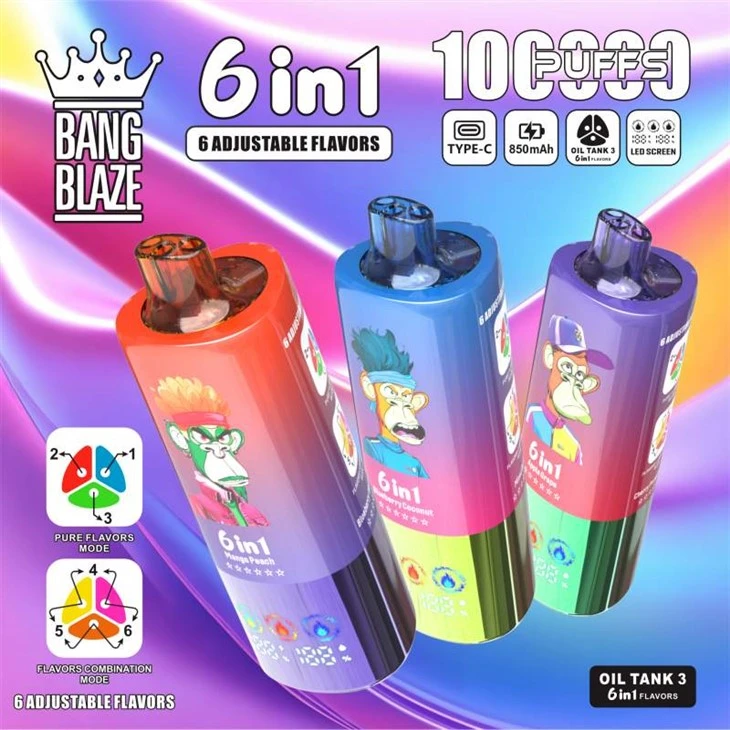 Bang Blaze 6 ใน 1 100000 พัฟ