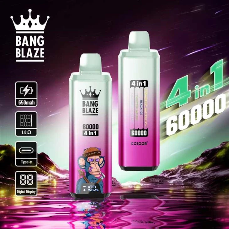 Bang Blaze 60000 4 ใน 1 vape รสชาติ