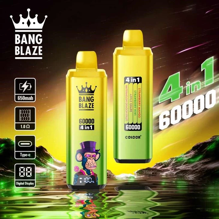 Bang Blaze 60000 พัฟ 4 ใน 1 รสชาติ vapes