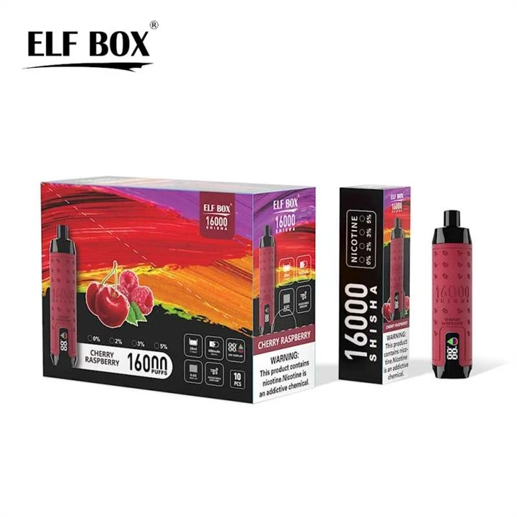 ELF BOX SHISHA 16000 บุหรี่ไฟฟ้าแบบใช้แล้วทิ้ง