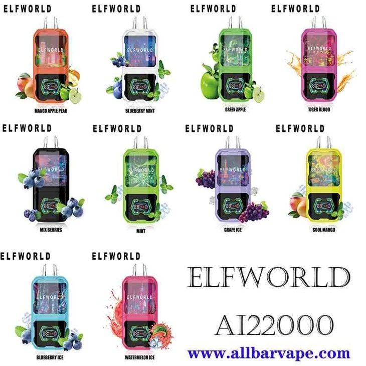 ELFWORLD AI22000 บุหรี่ไฟฟ้าแบบใช้แล้วทิ้ง