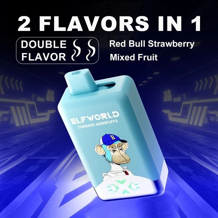 E40 Red Bull Strawberry+Mixed Fruit_ELFWORLD TORNADO 60000