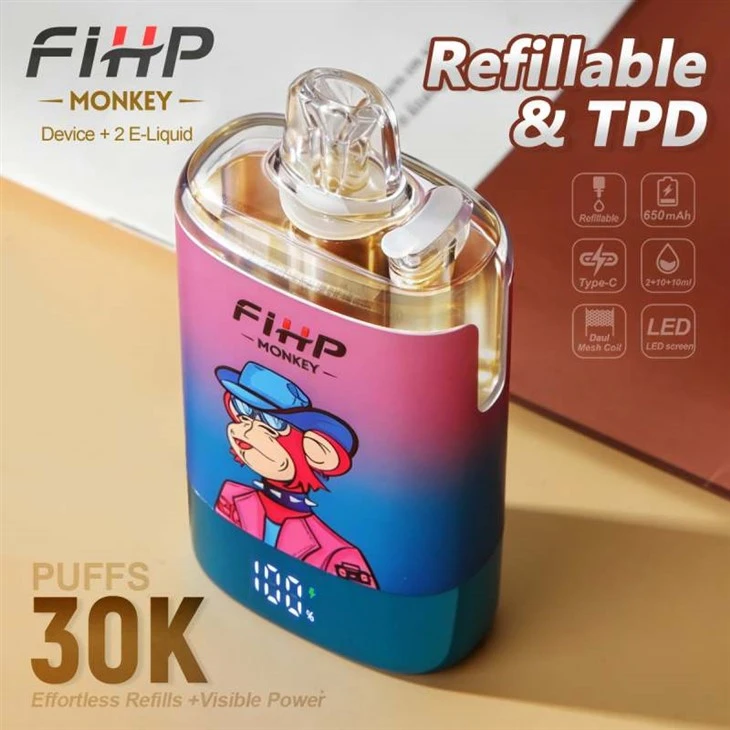 FIHP MONKEY 30K พัฟ TPD แบบเติมได้