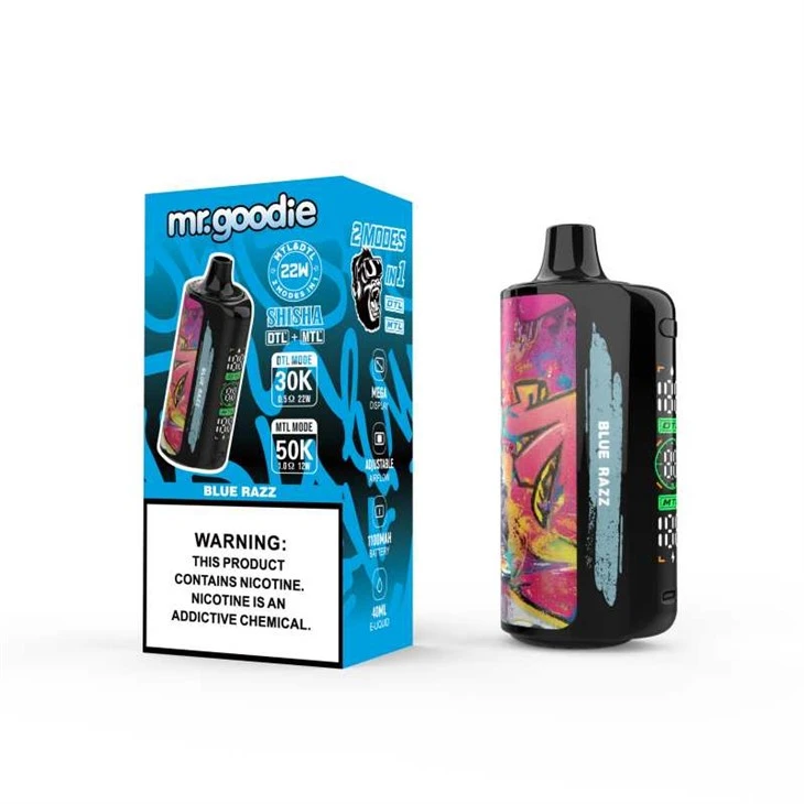 Mr . Goodie Shisha Dtl & MTL 50000 Puffs