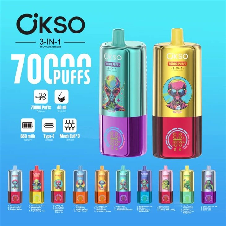 โอเค 70000 3IN1 PUFFS VAPE