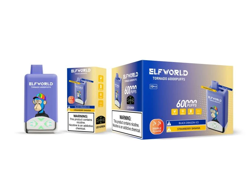 E40-Black-Dragon-IceStrawberry-BananaELFWORLD TORNADO 60000
