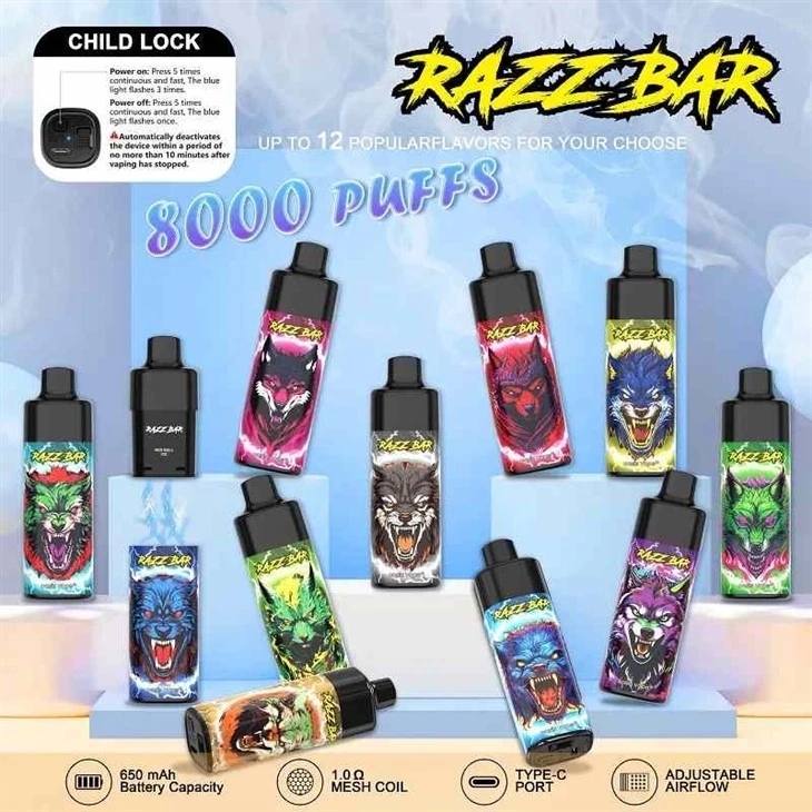 RAZZ BAR 8000 พัฟ Vape