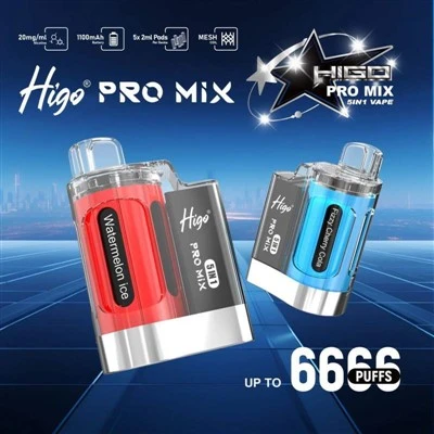 Higo Pro Mix 6666 พัฟ 5 ใน 1
