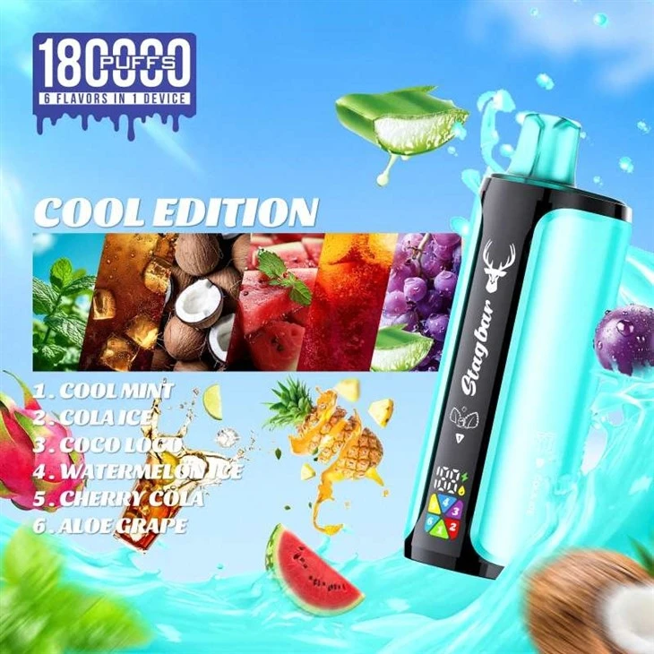 Stag Bar 180K 6in1 Vape factory