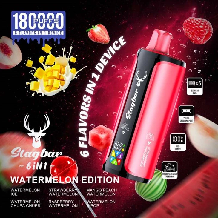 พัฟสตักบาร์ 180K 6in1
