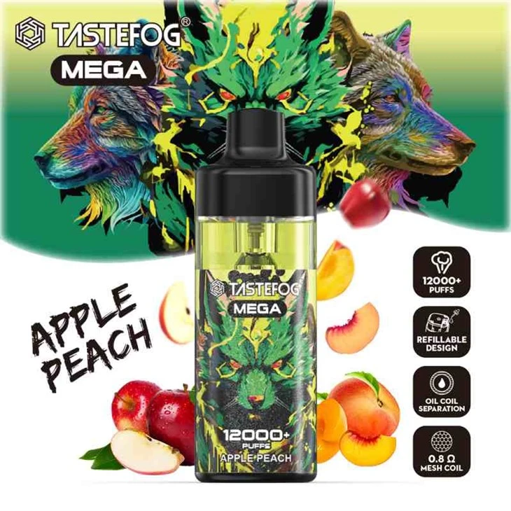 TASTEFOG MEGA 12000 พร้อม Razz Bar