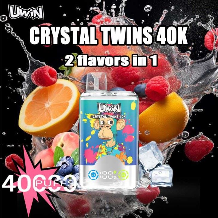 Uwin Crystal Twins 40000 พัฟ