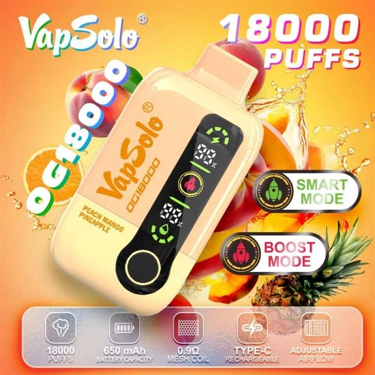 Vapsolo DG 18000 พัฟ vape
