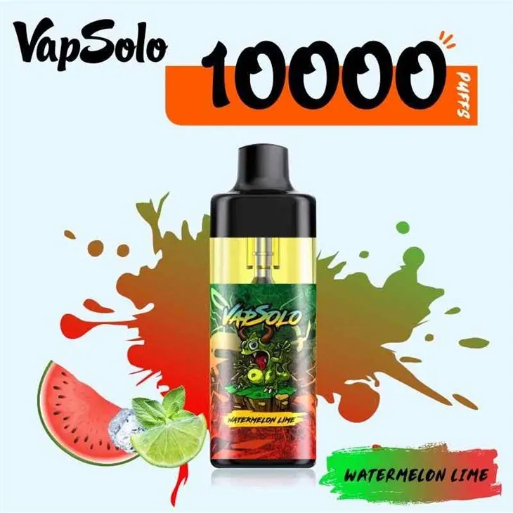 VapSolo TORNADO 10,000 พัฟแบบใช้แล้วทิ้ง