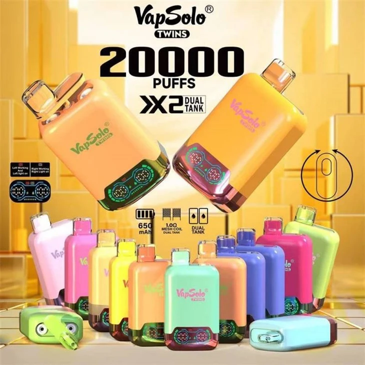 VapSolo Twins 20K พัฟบุหรี่ไฟฟ้า