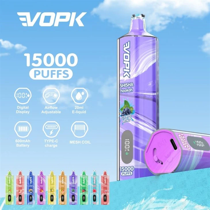 VOPK Shisha Hookah 15000 พัฟ Vape