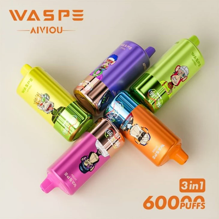waspe 60000 60 k พัฟ 3 ใน 1 รสชาติ