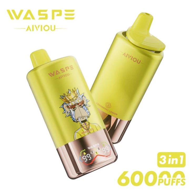 waspe aiviou 60000 puffs 3 ใน 1 3 vape รสชาติ