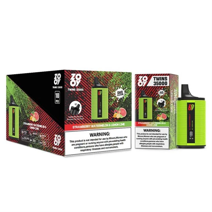 Zooy Twins 35000 พัฟสองรสชาติ vape